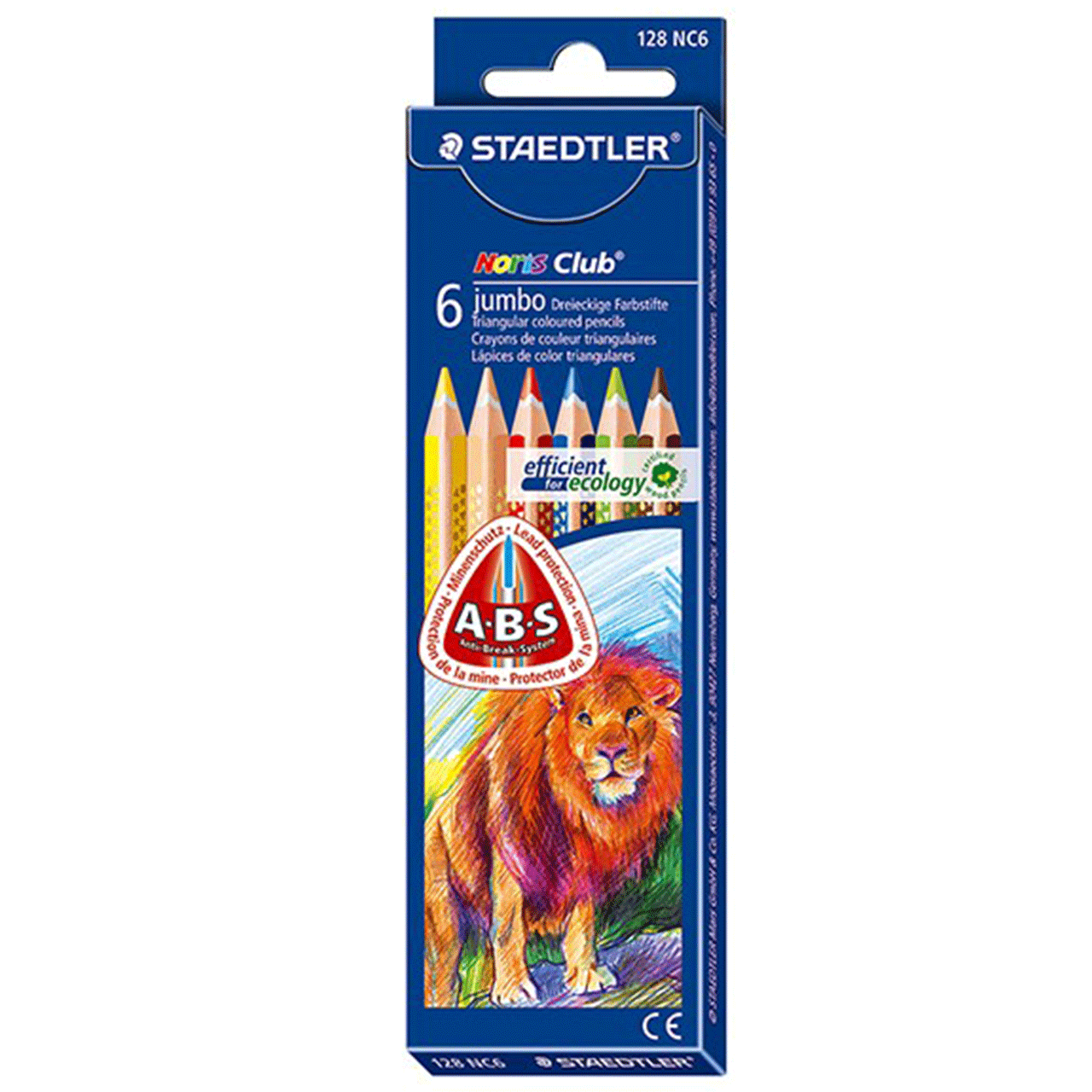 مدادرنگی 6 رنگ استدلر مدل Jumbo