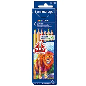 مداد رنگی 6 رنگ استدلر مدل Jumbo