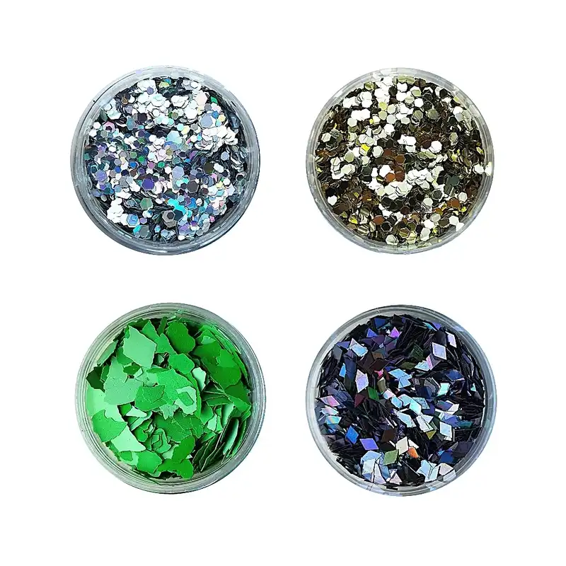 پولک ناخن مدل B5 مجموعه 4 عددی