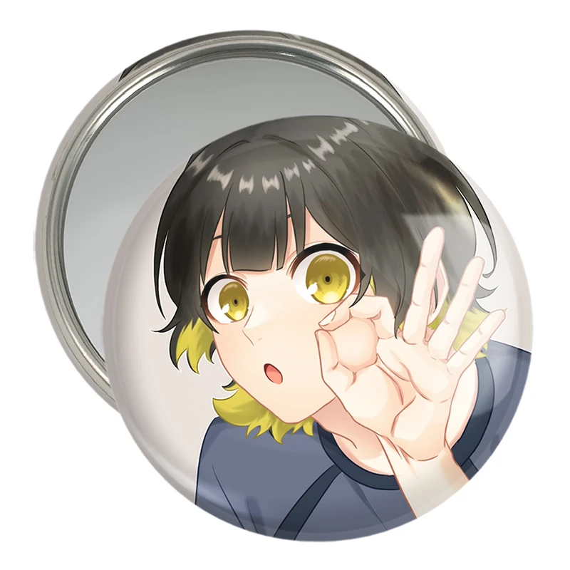 آینه جیبی خندالو مدل مگورو انیمه Blue Lock کد 24388