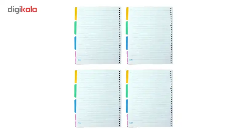 کاغذ کلاسور کد D6 بسته 4 عددی