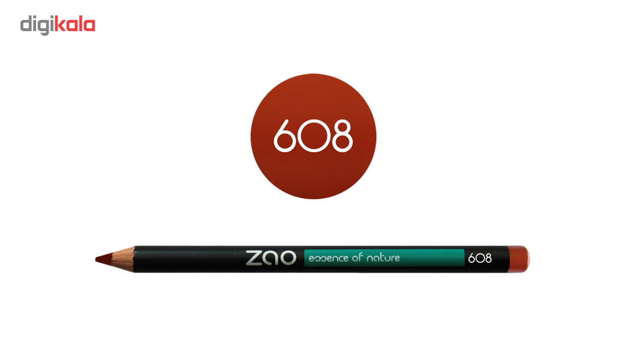 مداد آرایشی سه منظوره زاو شماره 608 -  - 2