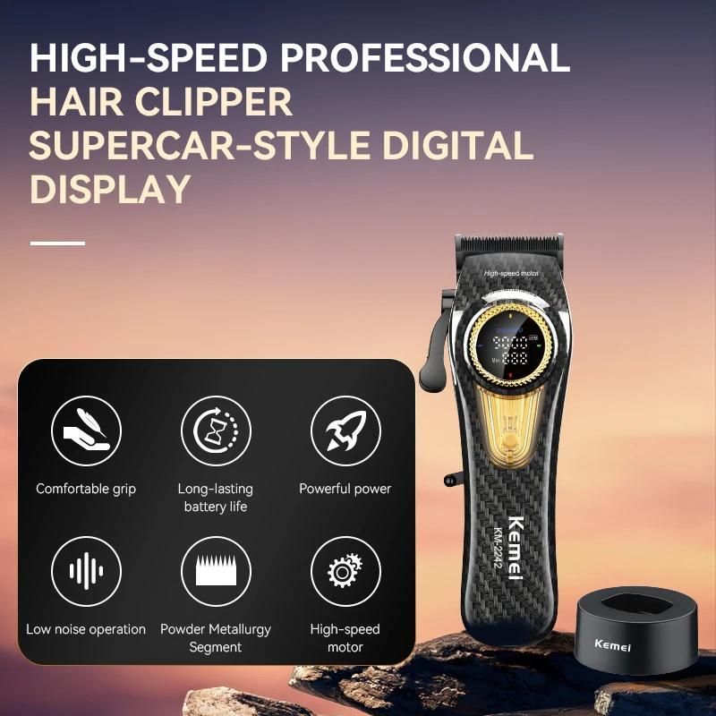 ماشین اصلاح موی سر و صورت کیمی مدل KM-2242 -  - 3