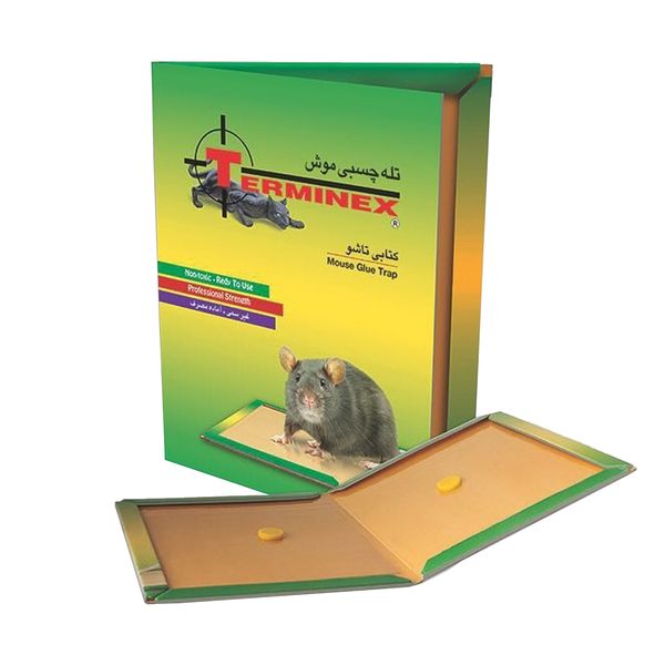 تله موش چسبی نبرد مدل کتابی مجموعه ی 2 عددی