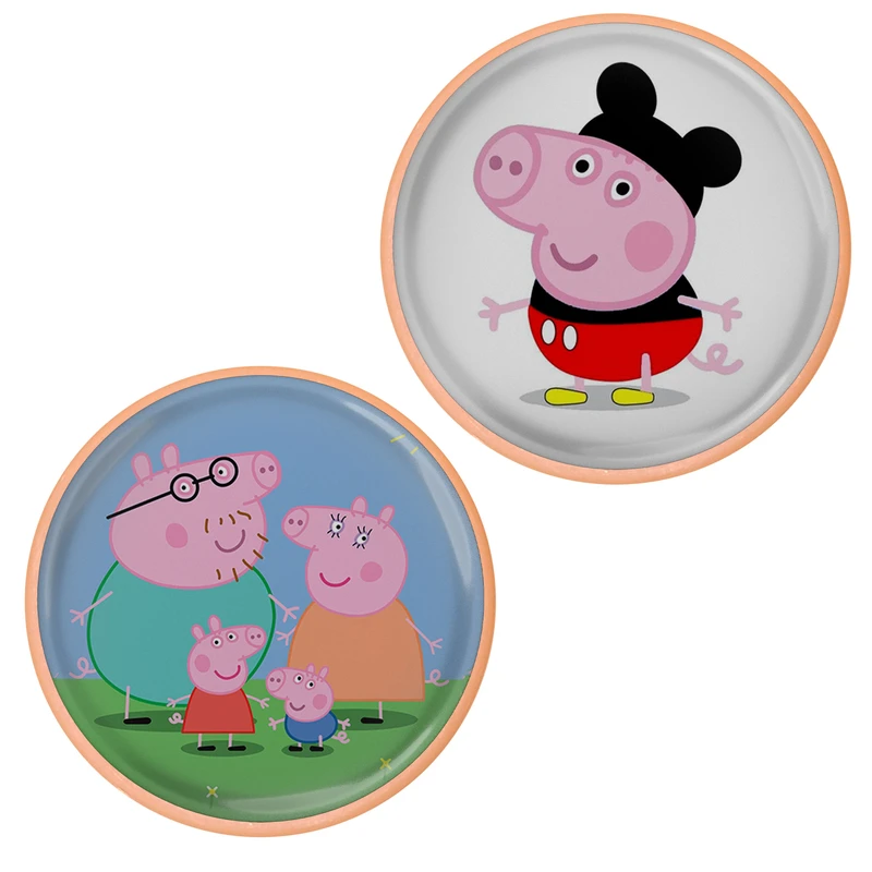 تراش مدل مخزن دار طرح انیمیشن خوک پپا پیگ کد S12994-989 بسته دو عددی 