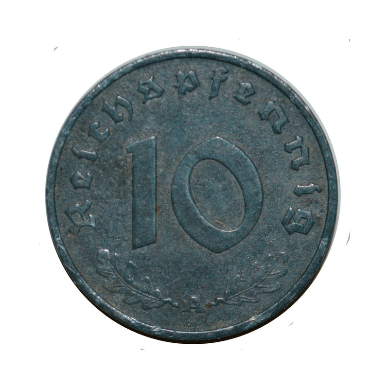 سکه تزیینی طرح کشور آلمان مدل 10 فیلینگ 1941 میلادی