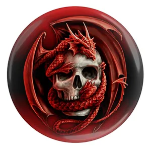 مگنت طرح جمجمه و اژدها مدل S5002 