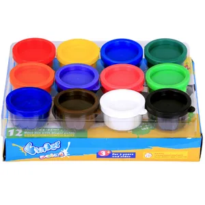 رنگی انگشتی 12 رنگ مدل Grade Finger paint سایز 50036/35
