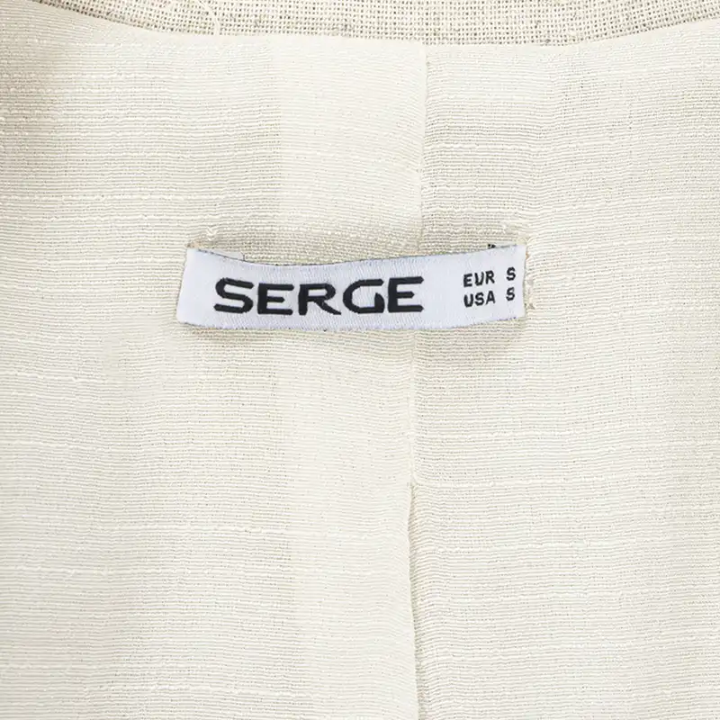 کت زنانه سرژه مدل 212275 رنگ کرم