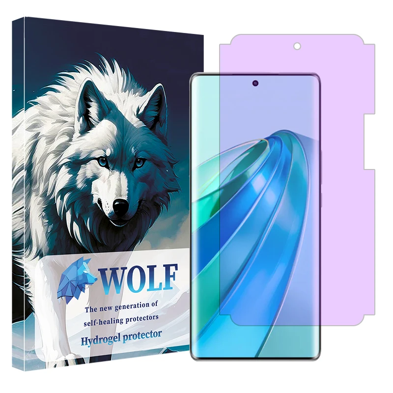 محافظ صفحه نمایش فیلتر بنفش ولف مدل Eye care مناسب برای گوشی موبایل آنر X9a