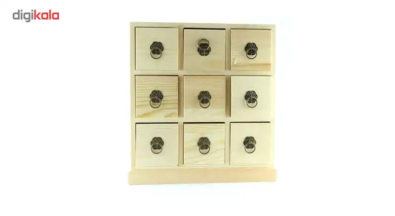جعبه چوبی ارت کیوب مدل 9 خانه
