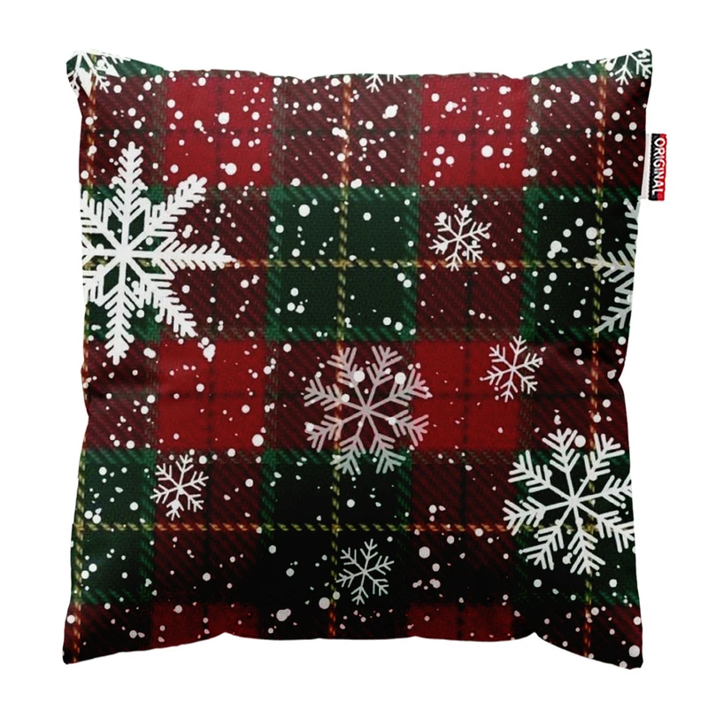 کوسن پاد آفرین طرح زمستون و برف کد 2096 سایز 30*30 سانتی متر