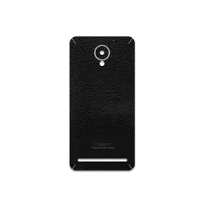 MAHOOT Black-Leather Cover Sticker for Lenovo Vibe C2