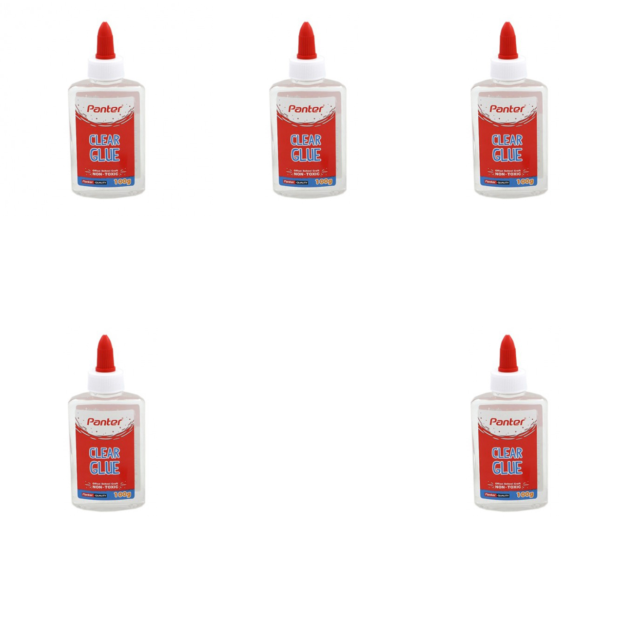 چسب مایع پنتر مدل Clear Glue مجموعه 5 عددی