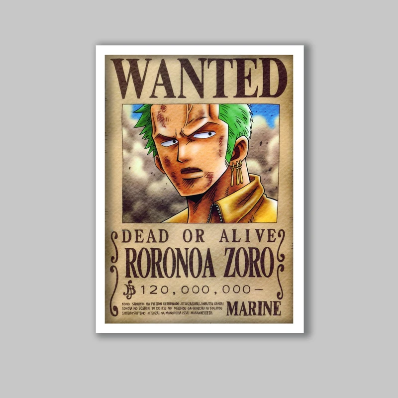 تابلو مدل انیمه وان پیس One Piece کد LA-G10740