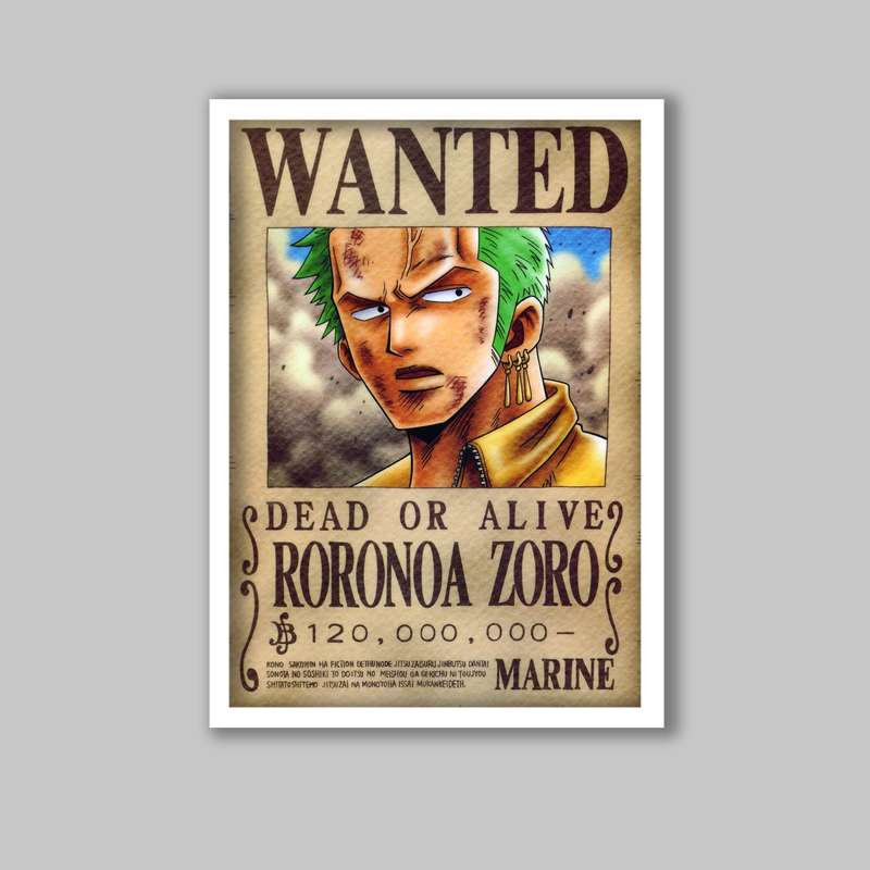 تابلو مدل انیمه وان پیس One Piece کد LA-G10740