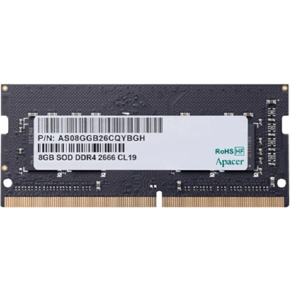 رم لپ تاپ DDR4 تک کاناله 2666 مگاهرتز CL19 اپیسر مدل AS08GGGB26 ظرفیت 8 گیگابایت