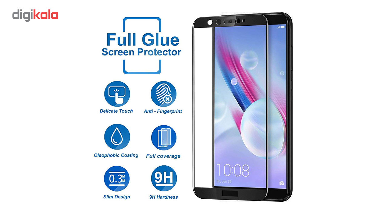 محافظ صفحه نمایش تمام چسب مدل Full Glue مناسب برای گوشی هوآوی Honor 9 Lite