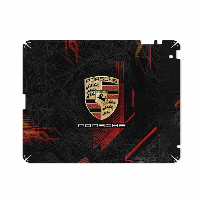 برچسب پوششی ماهوت مدل Porsche-Logo مناسب برای تبلت اپل iPad 2 2011 A1397
