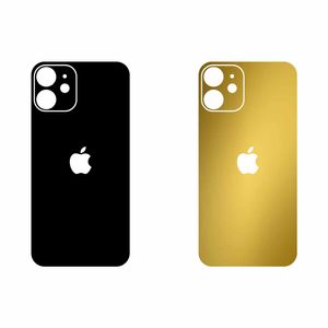 نقد و بررسی برچسب پوششی مدل X08_Black&amp;Gold مناسب برای گوشی موبایل اپل iPhone 12 mini مجموعه 2 عددی توسط خریداران