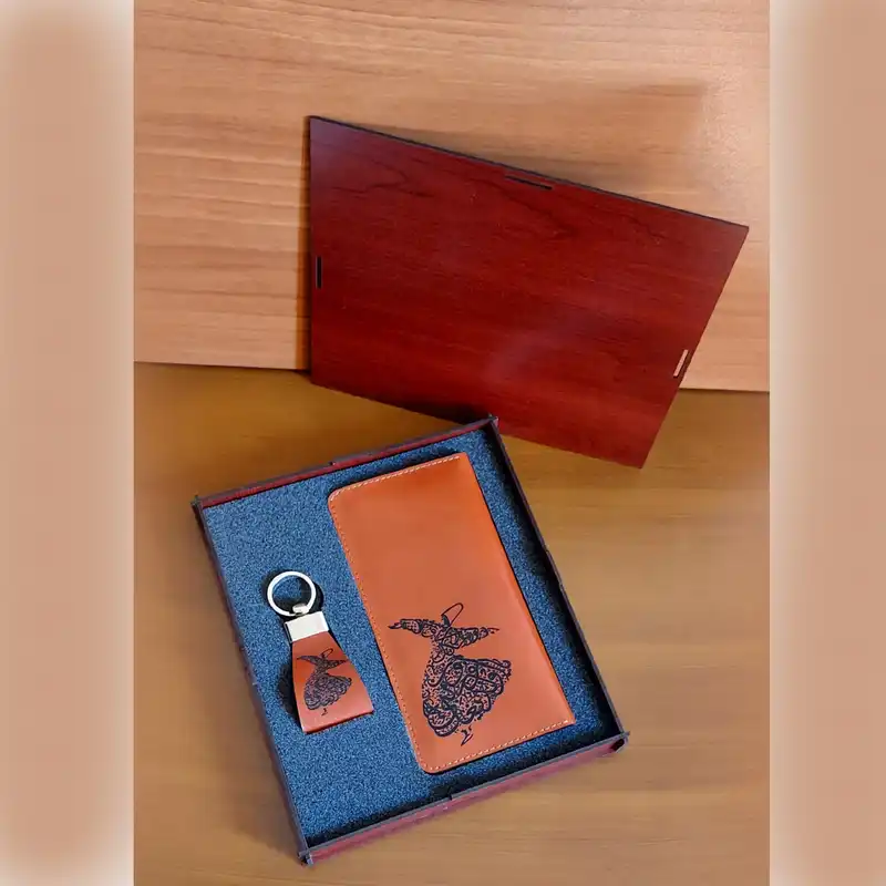 ست هدیه چرم سامه مدل سماع