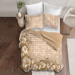 سرویس خواب مدل گل مینیاتوری  یکنفره 4تکه