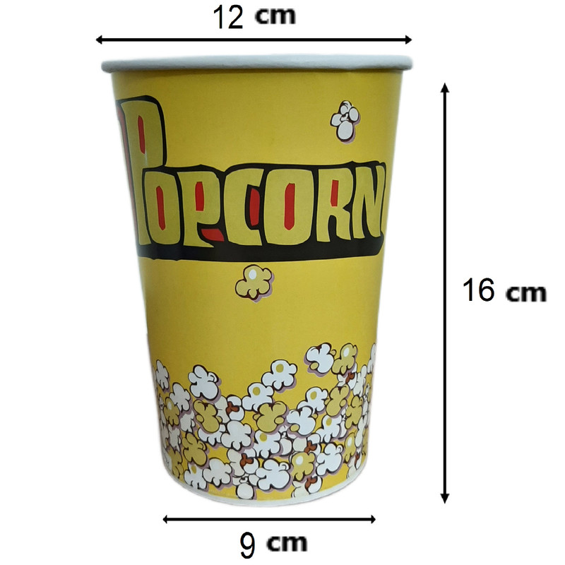 ظرف پاپ کورن مدل KM بسته 5 عددی