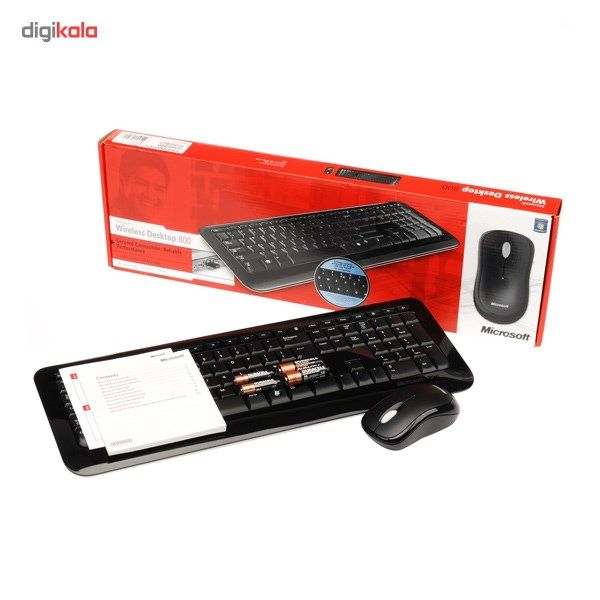 کیبورد و ماوس بیسیم مایکروسافت مدل Desktop 800 main 1 8