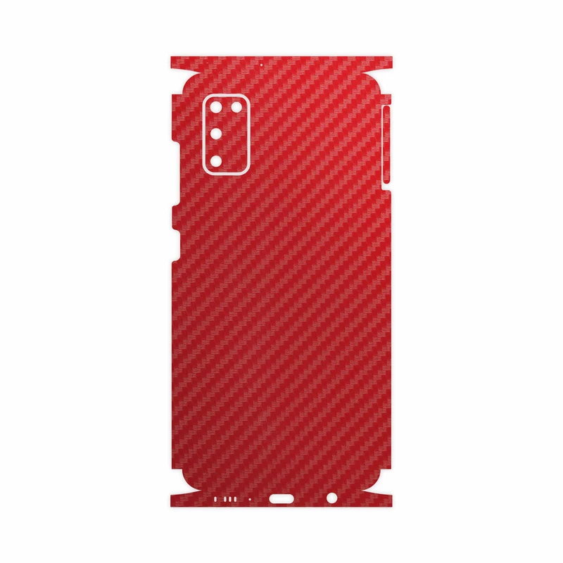 برچسب پوششی ماهوت مدل Red-Fiber-FullSkin مناسب برای گوشی موبایل سامسونگ Galaxy A41