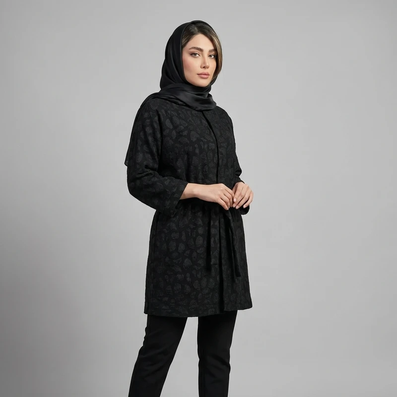 مانتو زنانه مدل تافته کد tm-2909