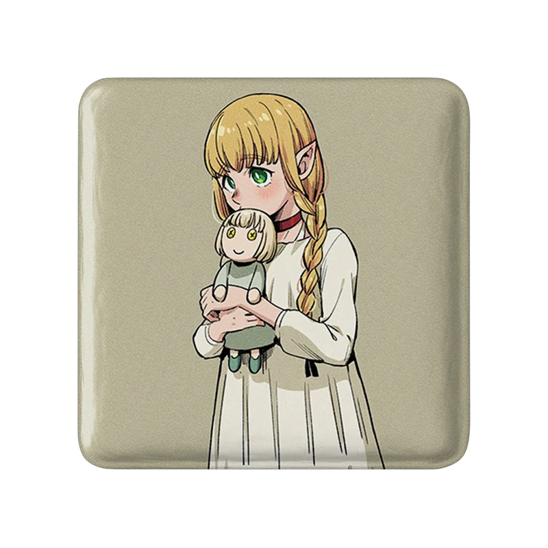 مگنت خندالو طرح مارسیل انیمه خوشمزه در سیاه چال مدل مربعی کد 35913