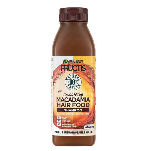 شامپو مو گارنیه مدل Fructis Macadamia حجم 350 میلی لیتر