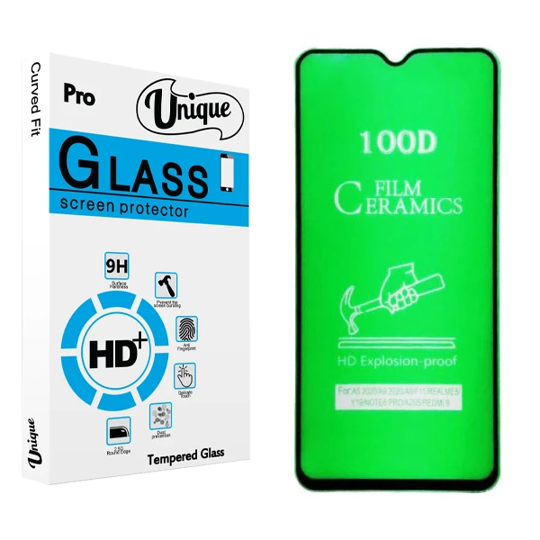 محافظ صفحه نمایش سرامیکی يونيک مدل +Clear مناسب برای گوشی موبایل سامسونگ Galaxy A02/ A02s / A022