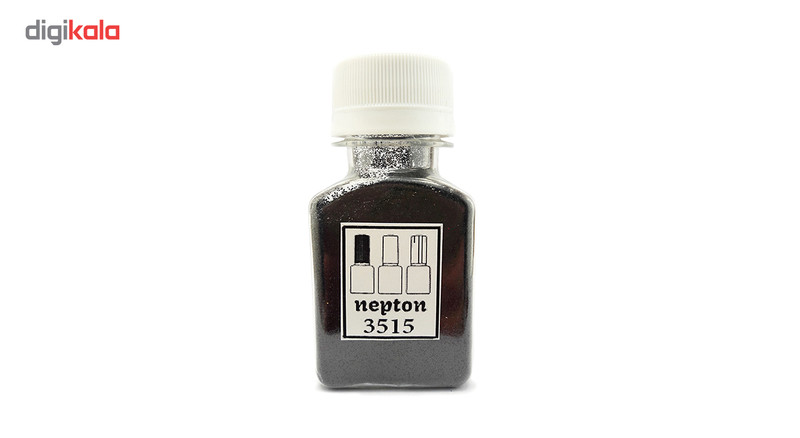 پودر اکلیل ناخن نپتون مدل Black 3515