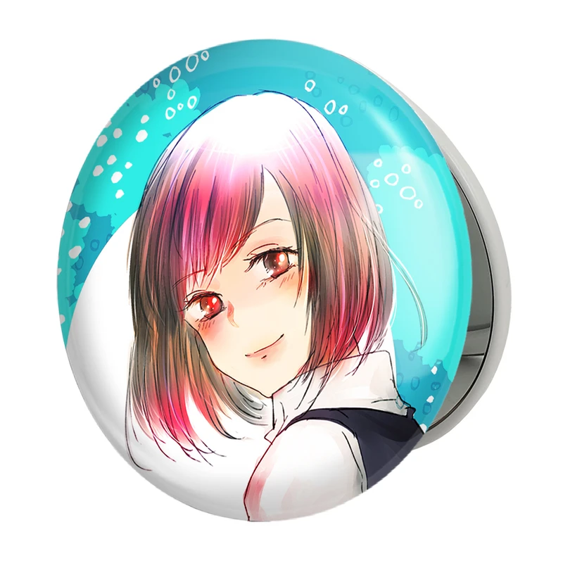 آینه جیبی خندالو طرح آکانه انیمه اوشی نو کو ستاره من Oshi No Ko مدل تاشو کد 27472 