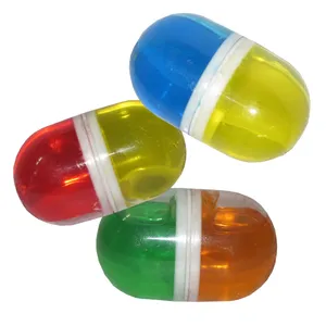 ژل بازی اسلایم مدل کپسولی بسته 3 عددی