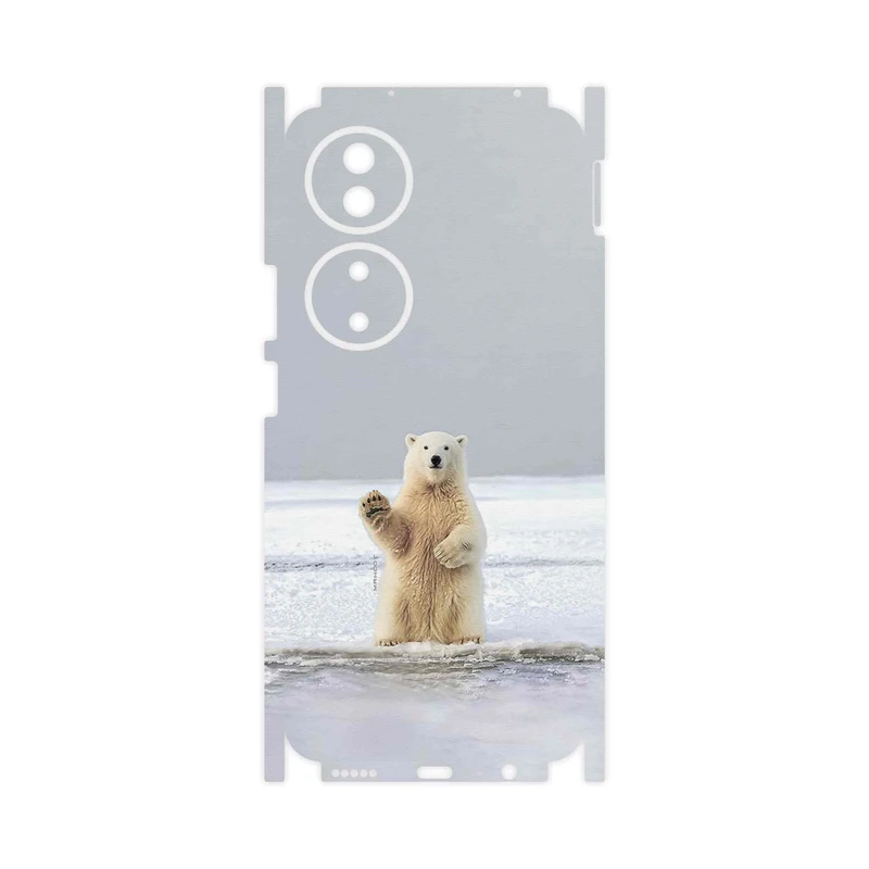 برچسب پوششی ماهوت مدل Polar_bear-FullSkin مناسب برای گوشی موبایل آنر X7b