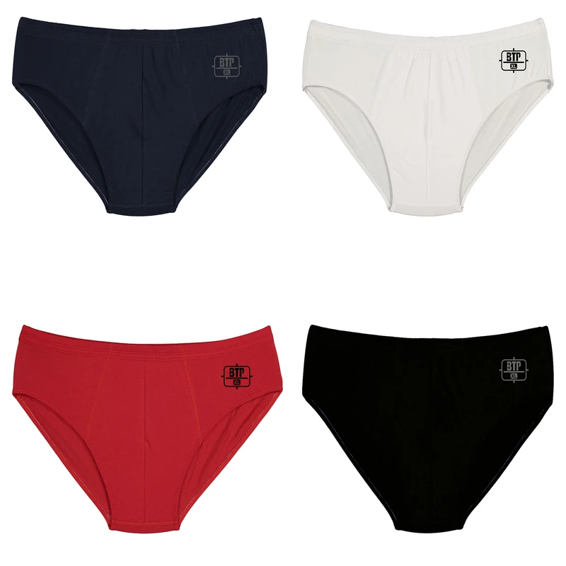 شورت اسلیپ مردانه برهان تن پوش مدل 1001-2 بسته چهار عددی