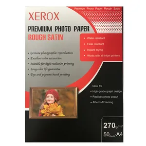 کاغذ عکس زیراکس مدل Rough Satin سایز A4 بسته 50 عددی