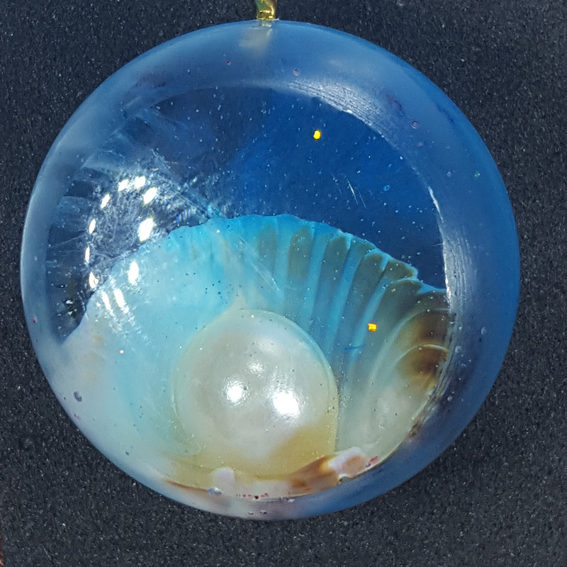 گردنبند دخترانه مدل دایره صدف و مروارید کد 03 گردنبند دخترانه مدل دایره صدف و مروارید کد 03