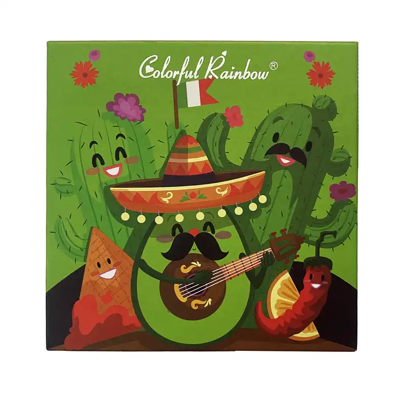 پالت سایه چشم کالرفول رینبو مدل کاکتوس کد 101