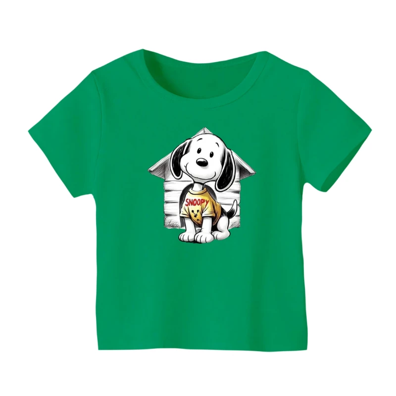 تی شرت آستین کوتاه بچگانه مدل اسنوپی کد ۸۱