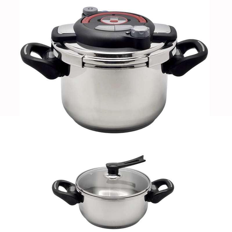 زودپز دوقلو مایر مدل MR-1818 گنجایش 7 و 5 لیتر