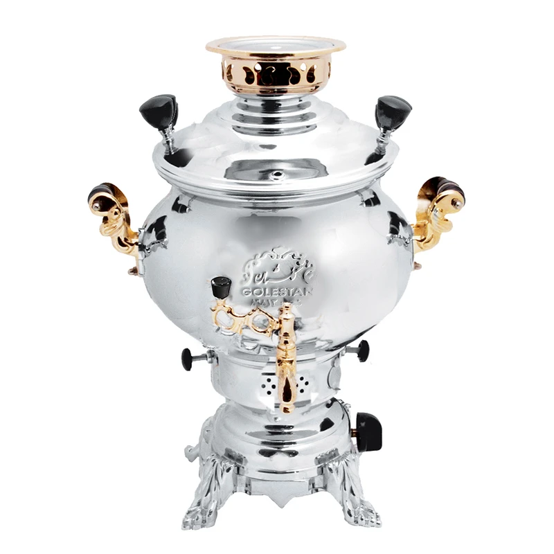 سماور گازسوز گلستان مدل 803 ظرفیت 8 لیتر