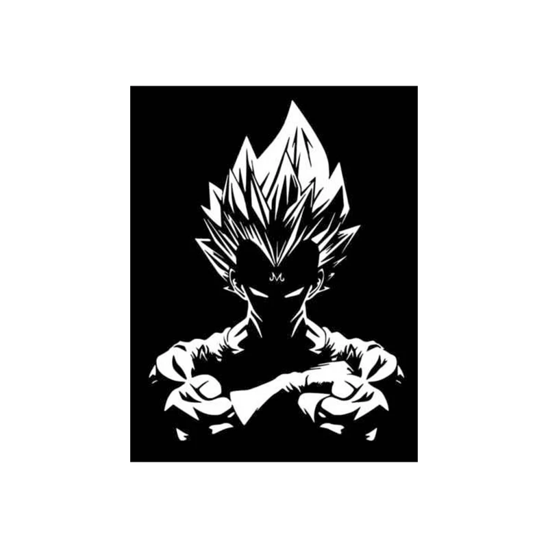 استیکر لپ تاپ و موبایل مدل انیمه طرح دراگون بال وجیتا Dragon ball Vegeta کد 3878