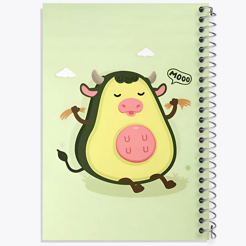 دفتر لیست خرید 50 برگ خندالو طرح آووکادو بامزه کد N5062