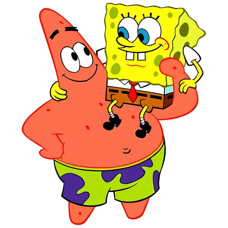 برچسب لپ تاپ پویا مارکت طرح باب اسفنجی کد 2753