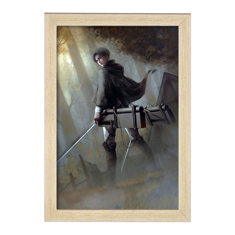 تابلو خندالو مدل لیوای انیمه اتک آن تایتان Attack on Titan  کد 18530