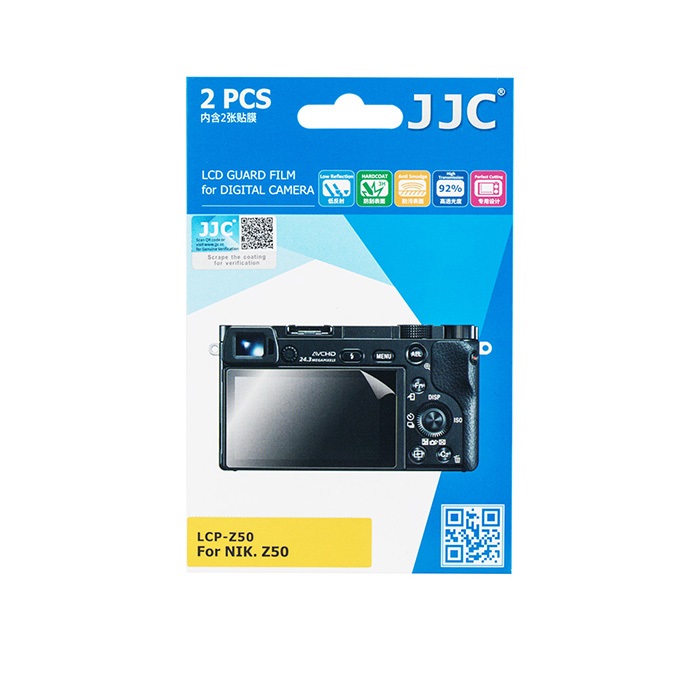 محافظ صفحه نمایش دوربین جی جی سی مدل LCP-Z50 مناسب برای دوربین  نیکون Z50 مجموعه 2 عددی