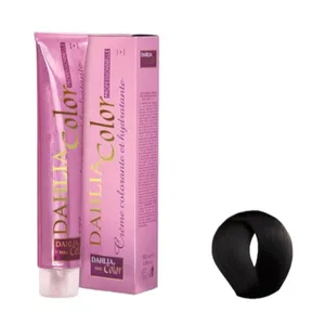 رنگ مو داهلیا مدل PARIS  شماره 3 حجم 100 میلی لیتر رنگ قهوه ای طبیعی تیره